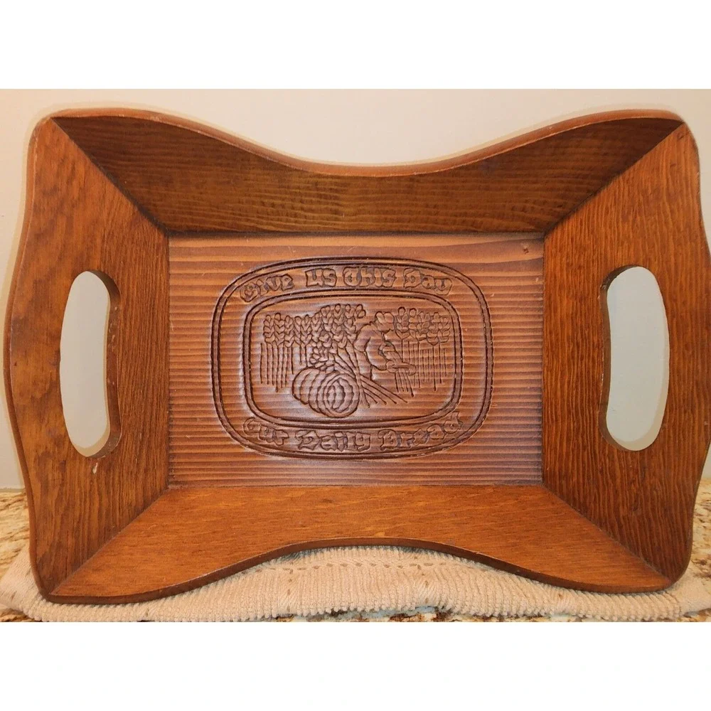 Wood Bread Tray 